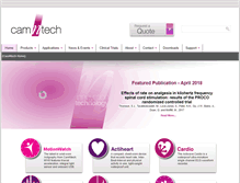 Tablet Screenshot of camntech.com